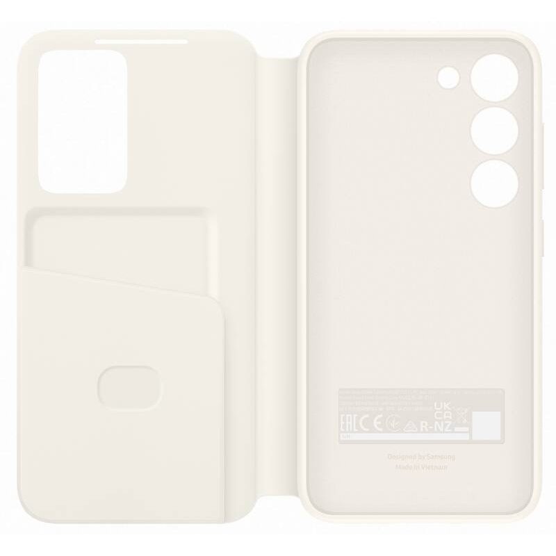 EF-ZS911CUE Samsung Clear View Cover pro Galaxy S23 Cream