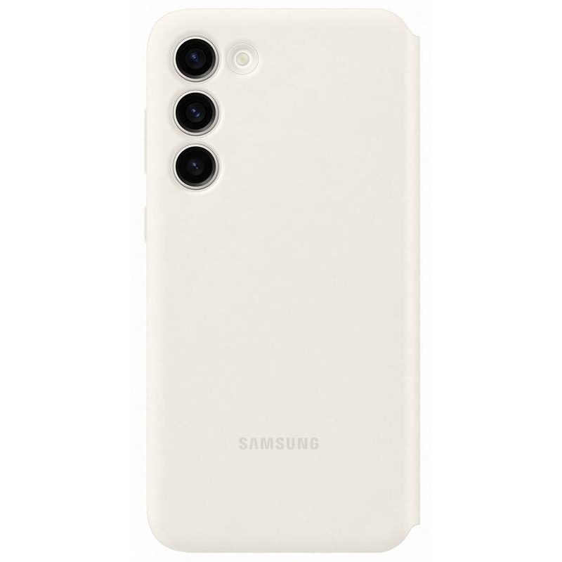 EF-ZS916CUE Samsung Clear View Cover pro Galaxy S23+ Cream 