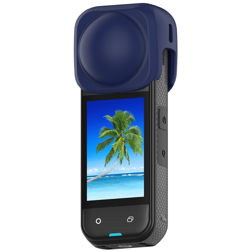 Silikonová krytka objektivů pro Insta360 X5 a X4 - modrá