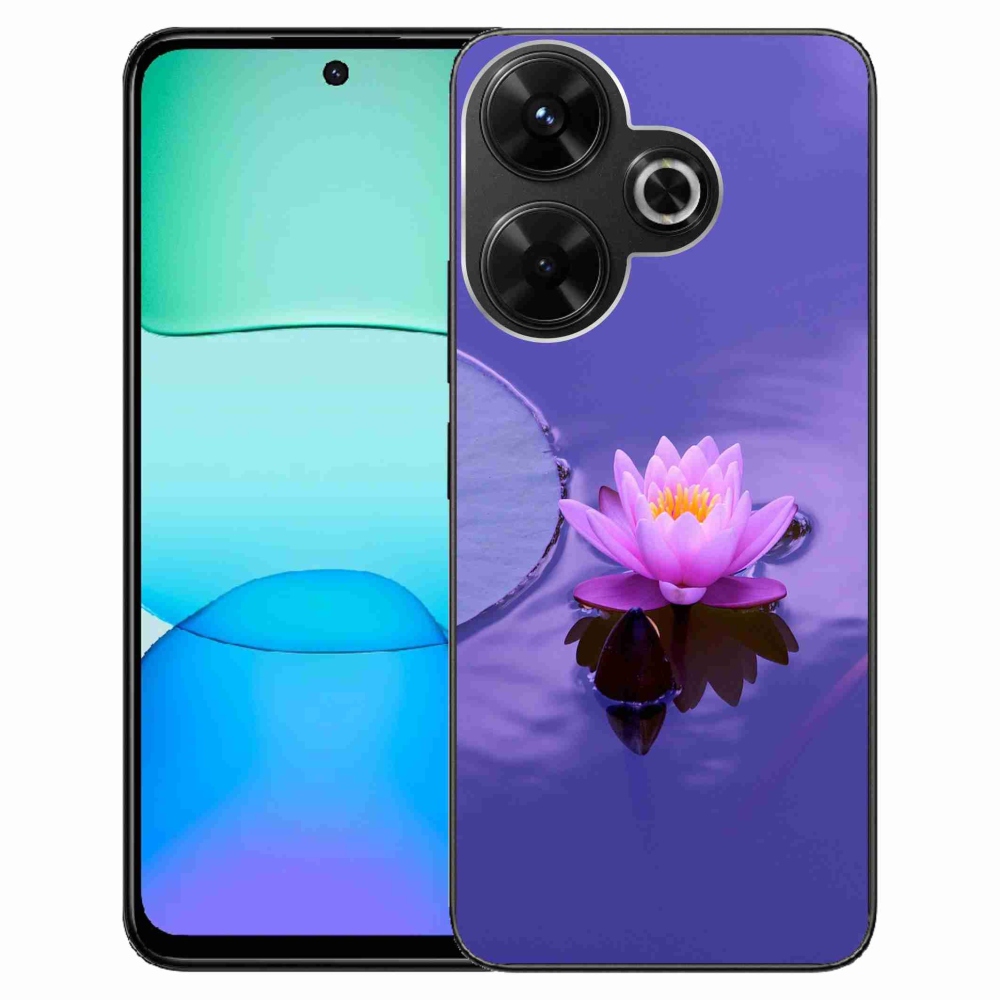 Gelový obal mmCase na Xiaomi Redmi 13 4G/Poco M6 4G - květ na hladině