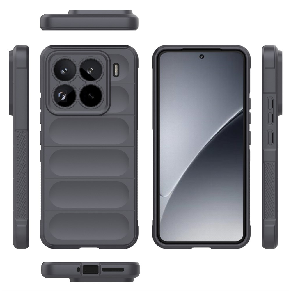 Rugg odolný gelový obal na Xiaomi 15 Pro - tmavěšedý