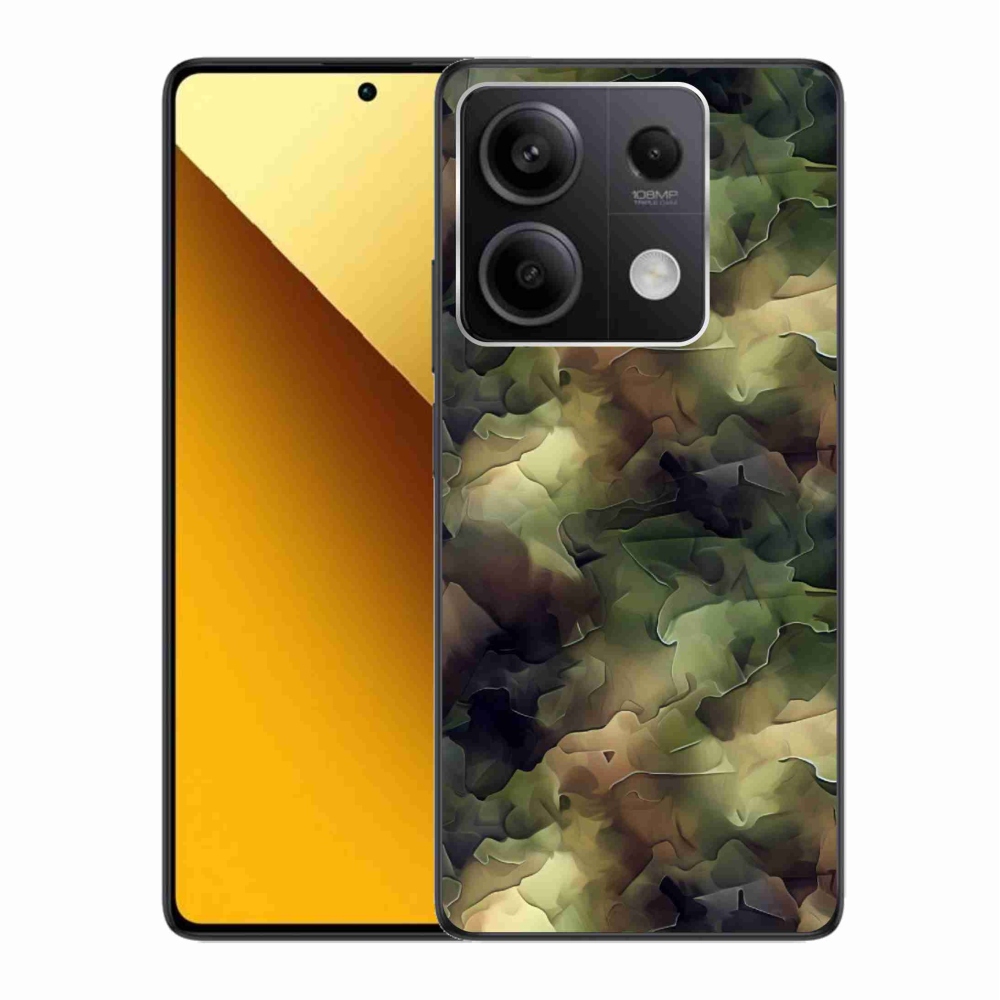 Gelový kryt mmCase na Xiaomi Redmi Note 13 5G - maskáčový vzor 10