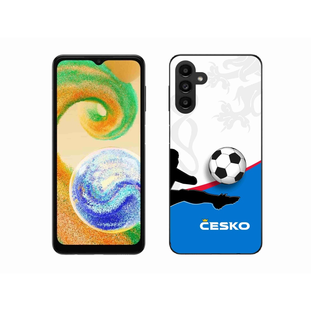 Gelový kryt mmCase na Samsung Galaxy A04s (164.7x76.7x9.1mm) - fotbal Česko 3