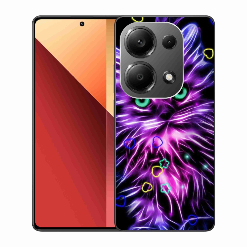 Gelový kryt mmCase na Xiaomi Redmi Note 13 Pro 4G/Poco M6 Pro - abstraktní kočka