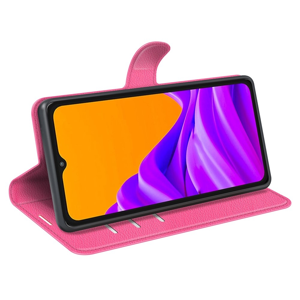 Litchi knížkové pouzdro na Samsung Galaxy Xcover 7 Pro - rose