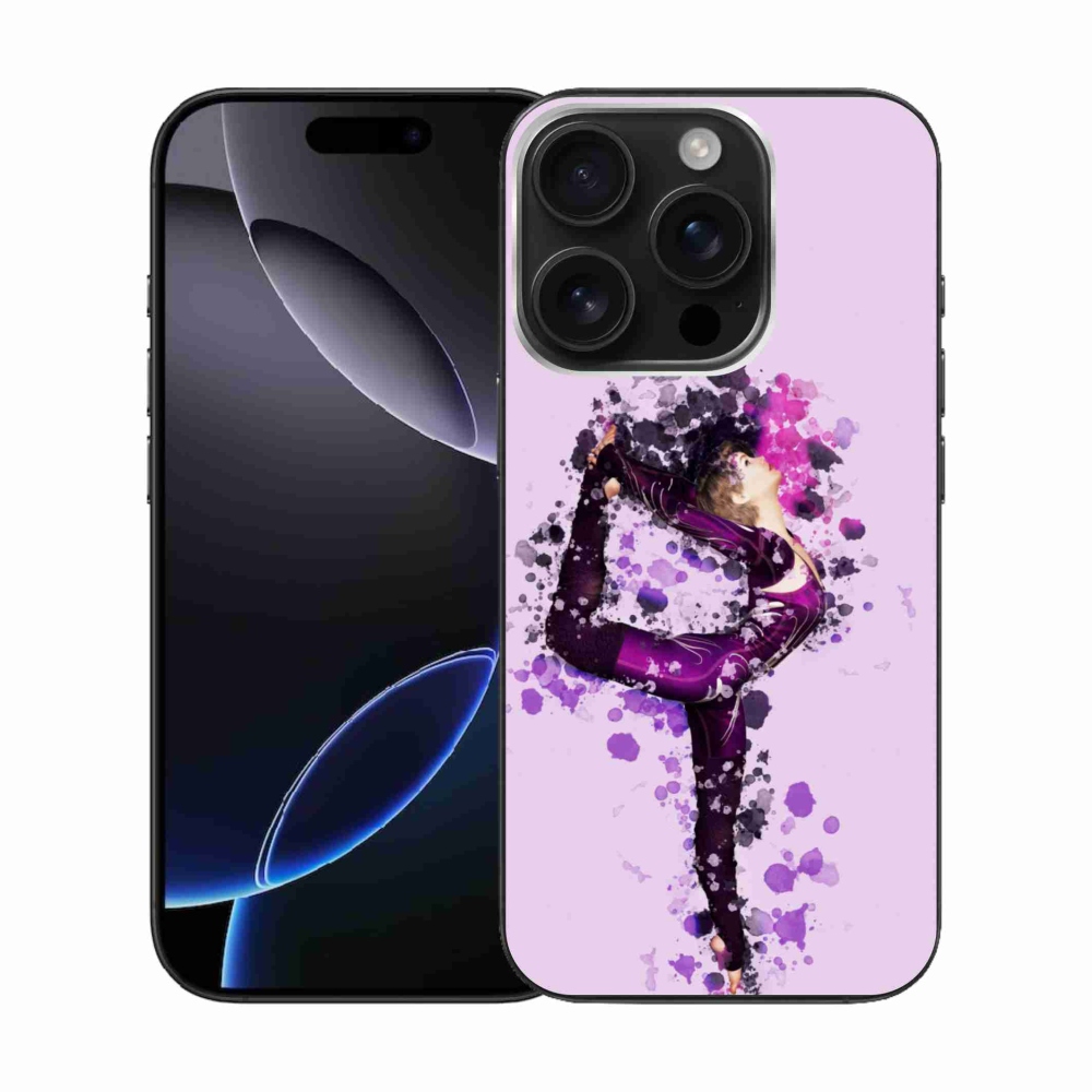 Gelový kryt mmCase na iPhone 16 Pro - baletka