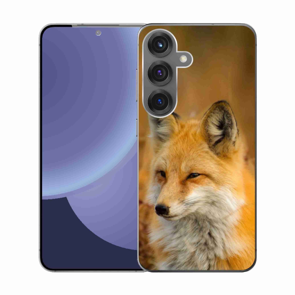 Gelový kryt mmCase na Samsung Galaxy S25 - liška