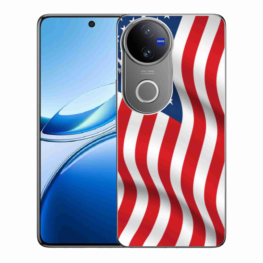 Gelový kryt mmCase na Vivo V50 5G - USA vlajka