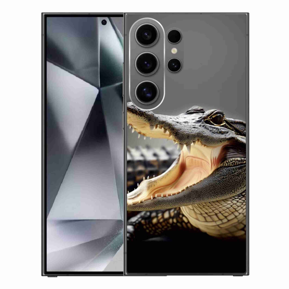 Gelový kryt mmCase na Samsung Galaxy S24 Ultra - krokodýl