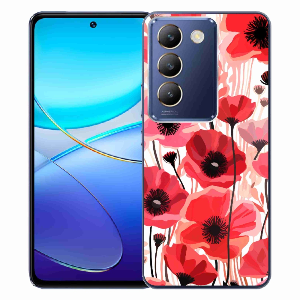 Gelový kryt mmCase na Vivo V40 SE 4G/5G - vlčí mák 1