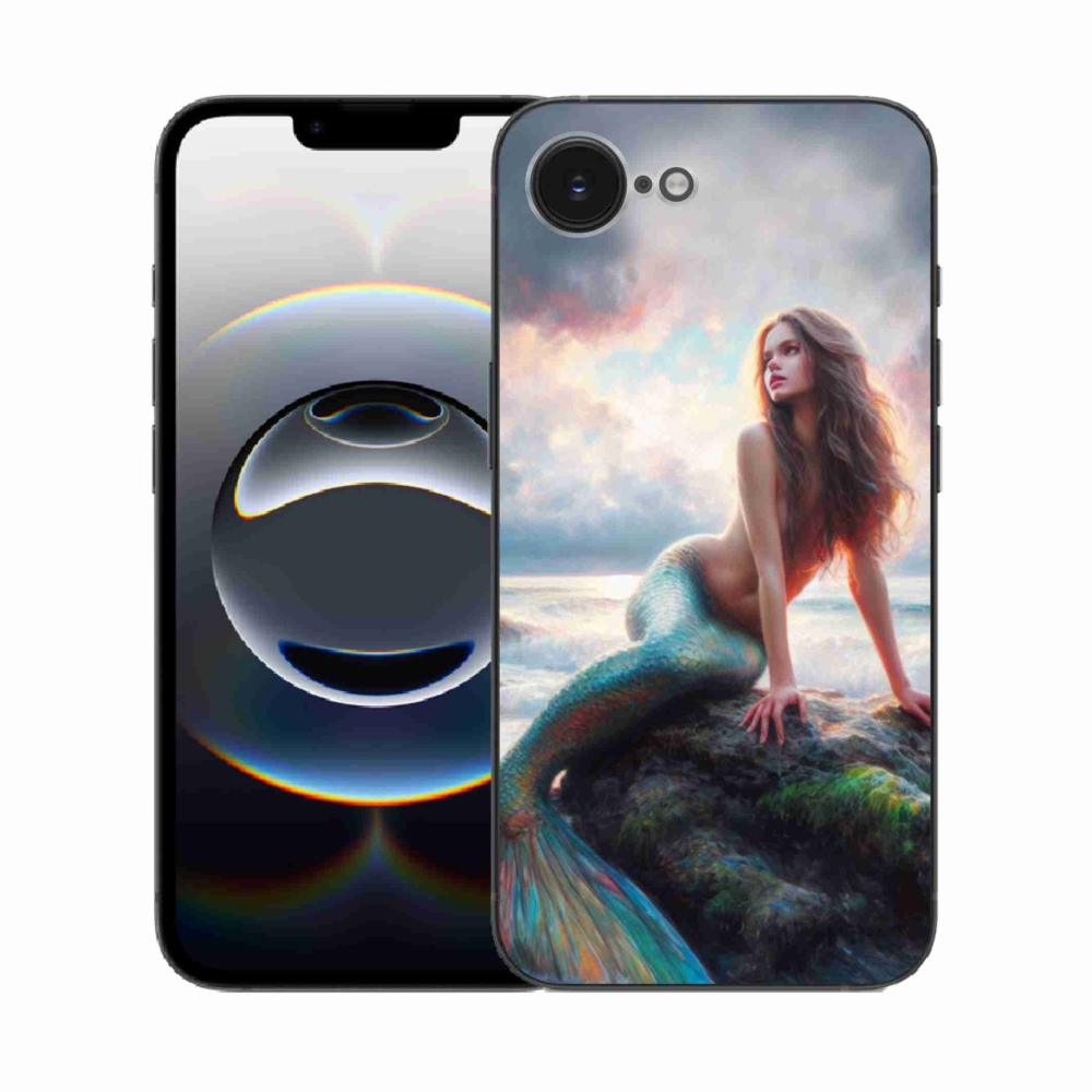 Gelový kryt mmCase na iPhone 16e - mořská panna