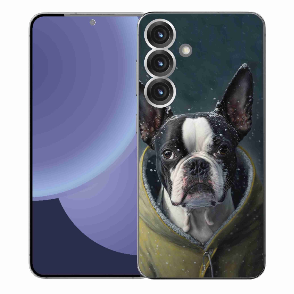 Gelový kryt mmCase na Samsung Galaxy S25+ - buldoček