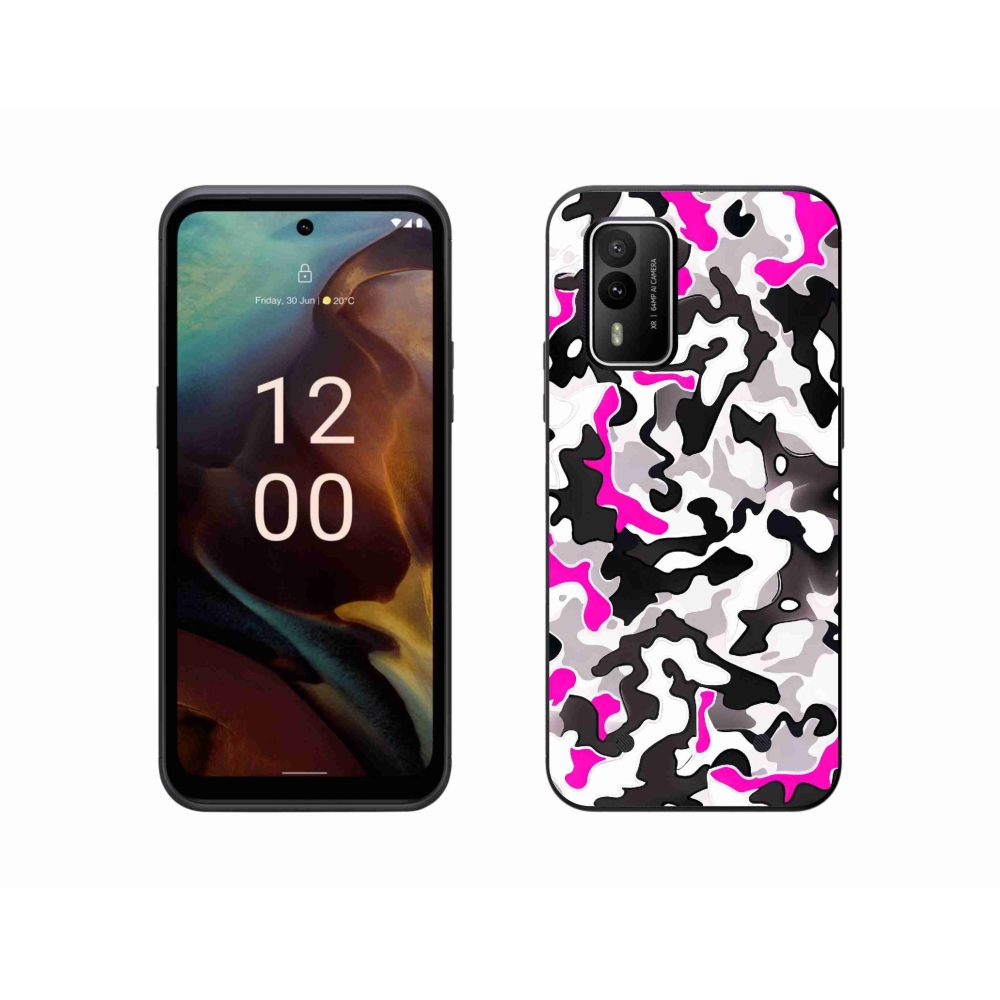 Gelový kryt mmCase na Nokia XR21 - maskáčový vzor 5