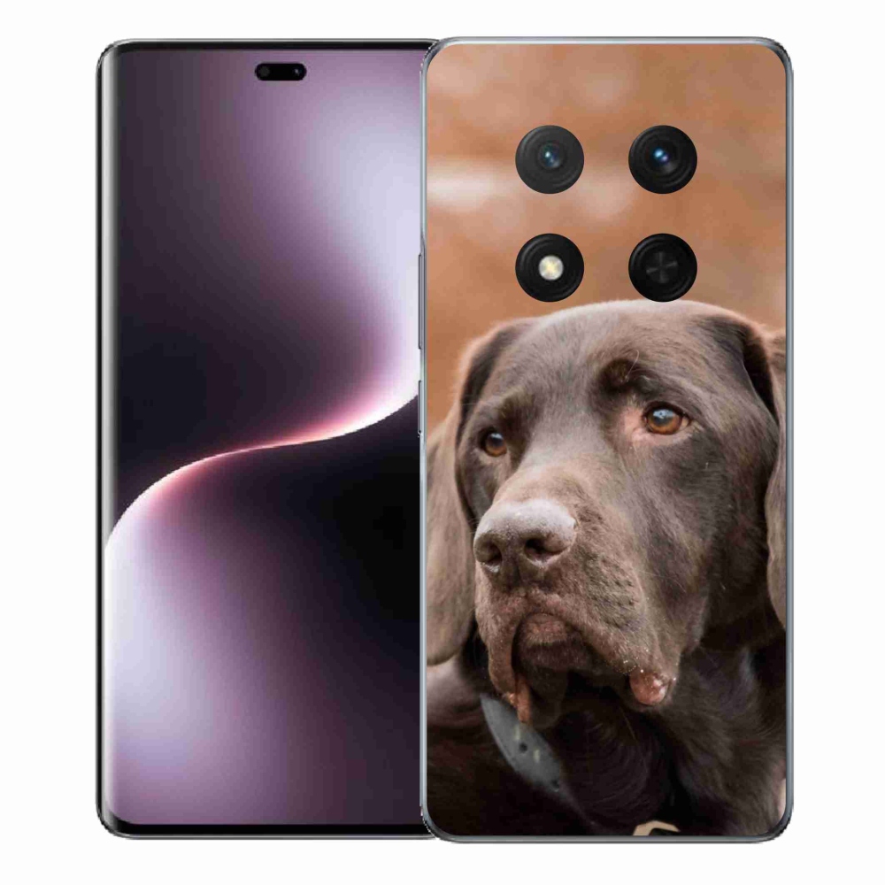 Gelový kryt mmCase na Honor Magic 7 Lite 5G - hnědý labrador