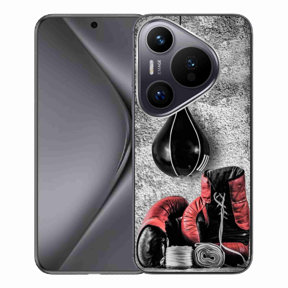 Gelový kryt mmCase na Huawei Pura 70 Pro - boxovací pytel a rukavice