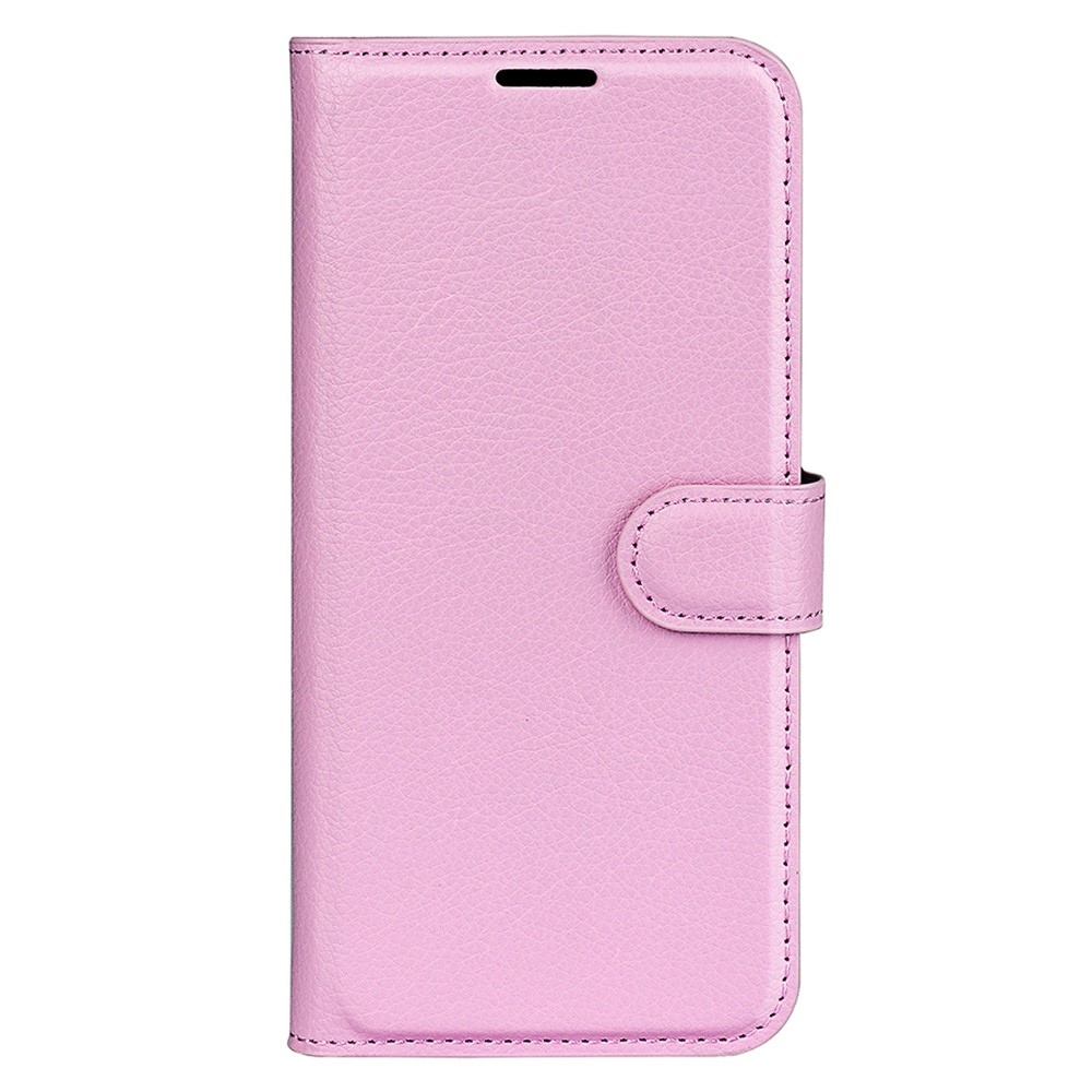 Litchi knížkové pouzdro na Xiaomi 14T Pro - růžové