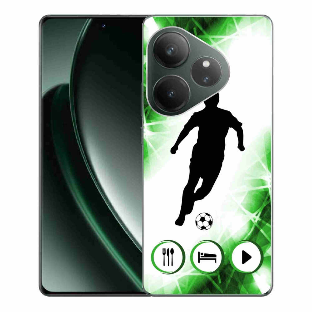 Gelový kryt mmCase na Realme GT 6 5G/GT 6T 5G - fotbalista