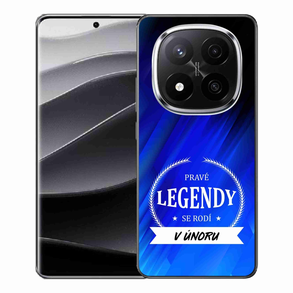 Gelový kryt mmCase na Xiaomi Redmi Note 14 Pro+ 5G - legendy v únoru modré pozadí
