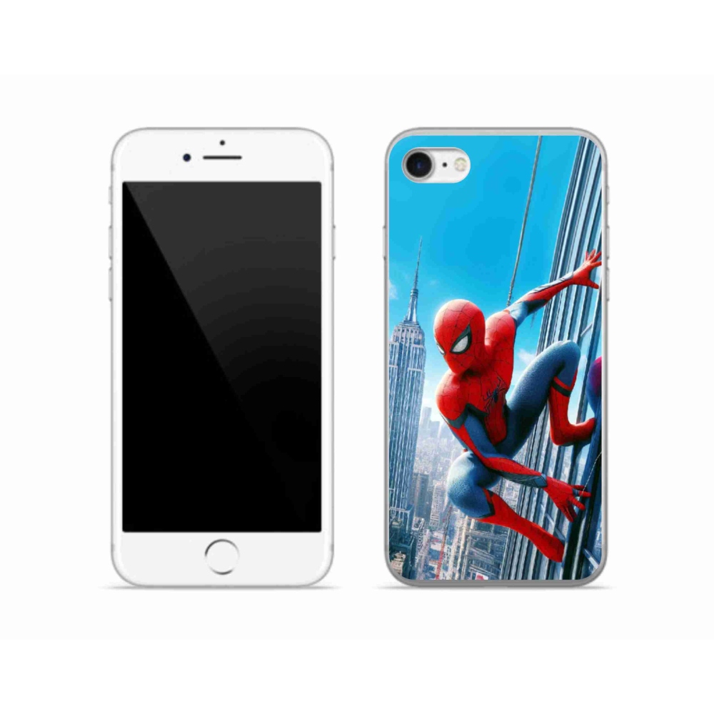 Gelový kryt mmCase na iPhone SE (2022) - spiderman
