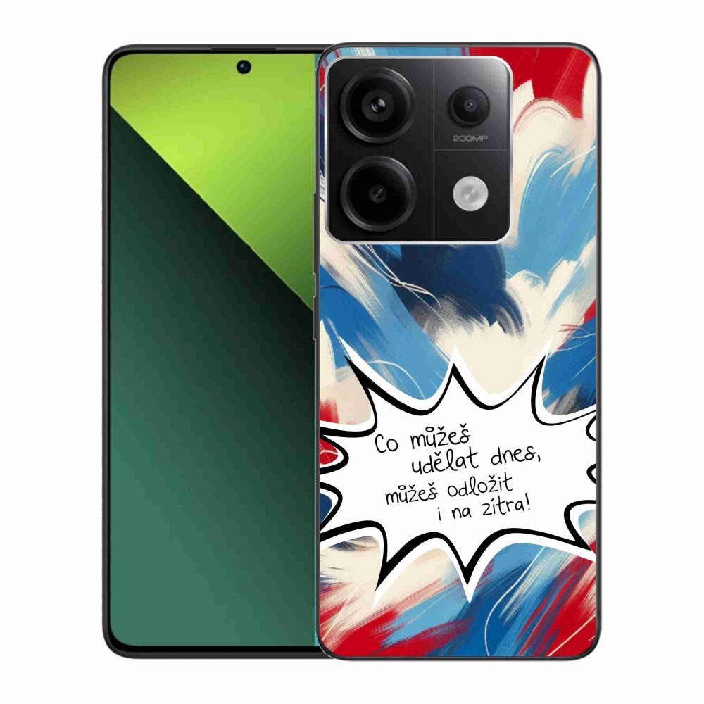 Gelový kryt mmCase na Xiaomi Redmi Note 13 Pro 5G/Poco X6 5G - vtipný text 9 bílé pozadí