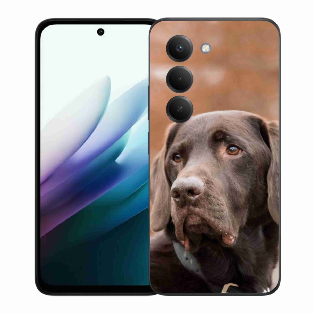 Gelový kryt mmCase na Xiaomi Redmi 15 4G/5G (171mm) - hnědý labrador