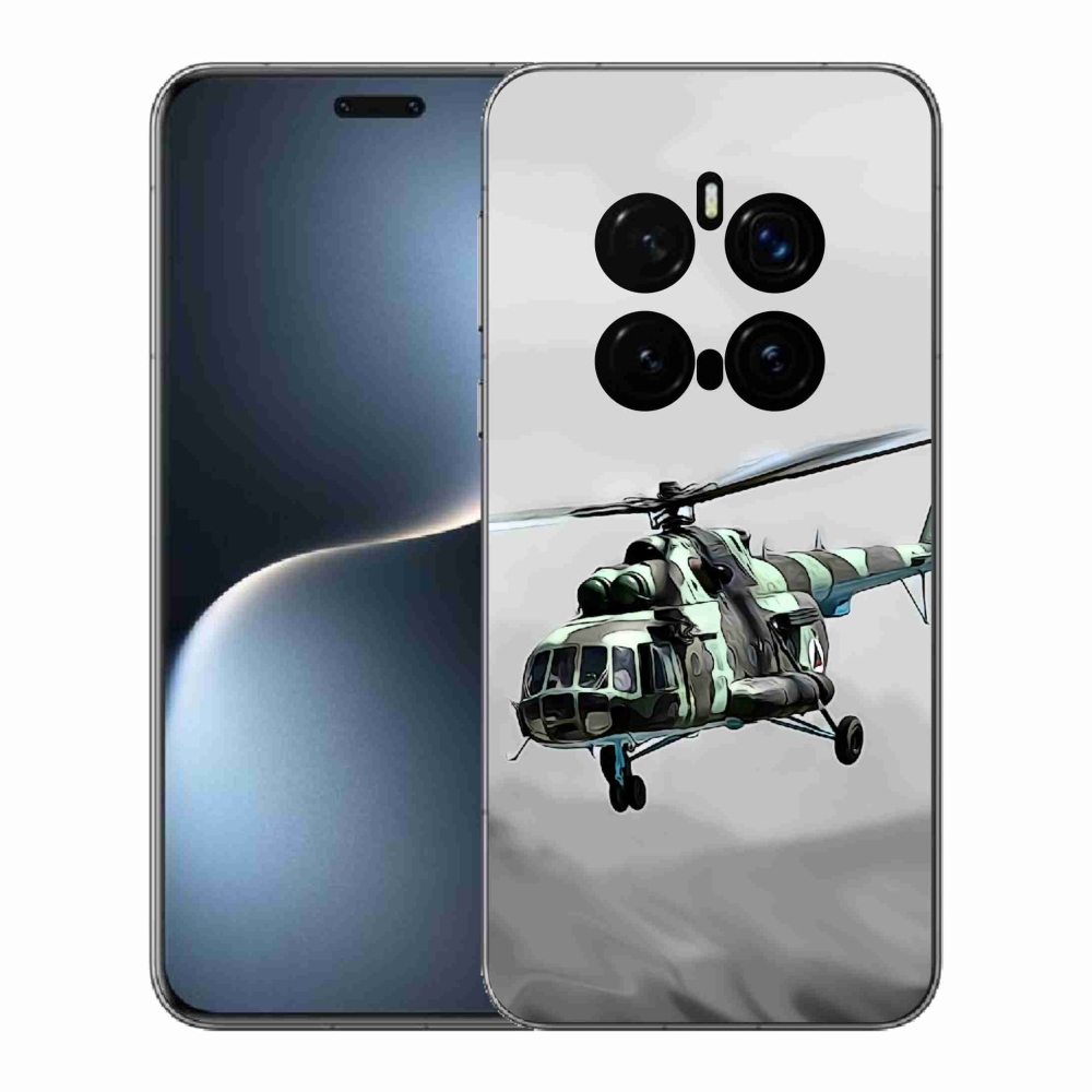 Gelový kryt mmCase na Honor Magic 7 Pro 5G - vojenský vrtulník