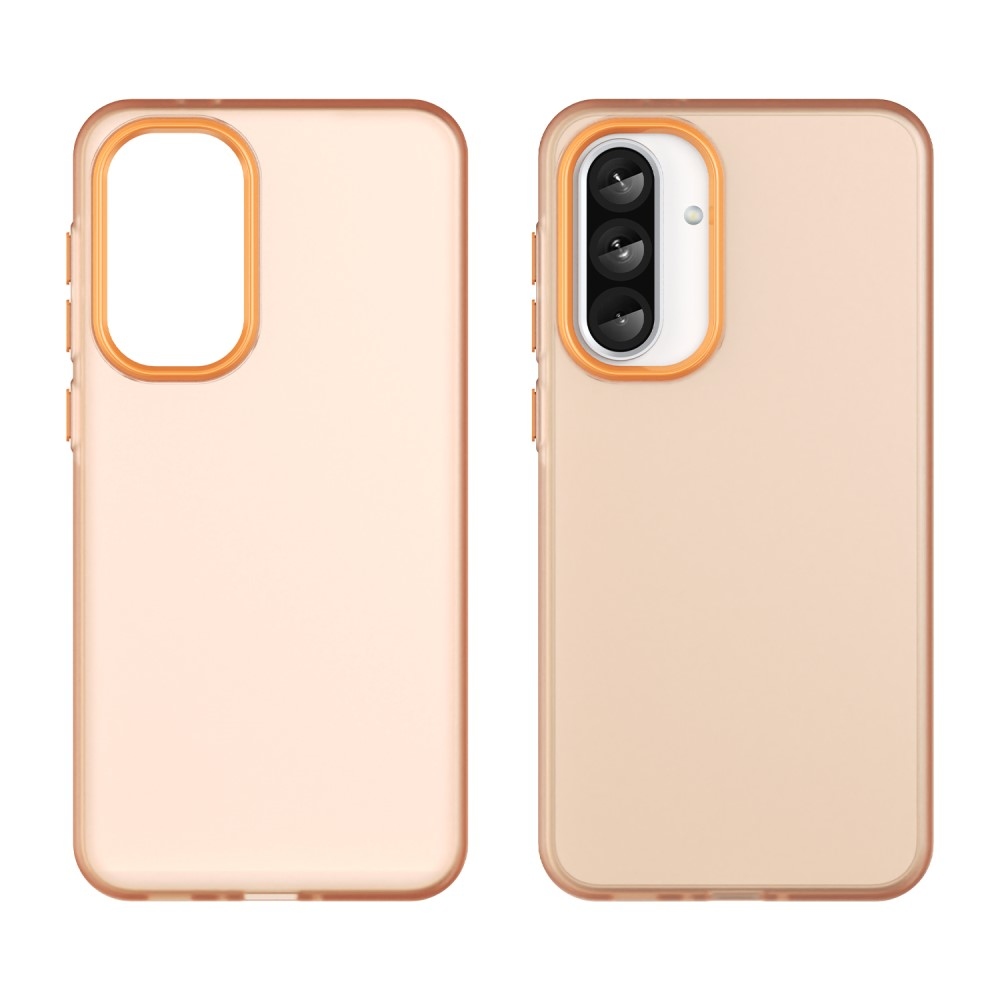 Candys matný gelový obal na Samsung Galaxy A36 5G/A56 5G - oranžový