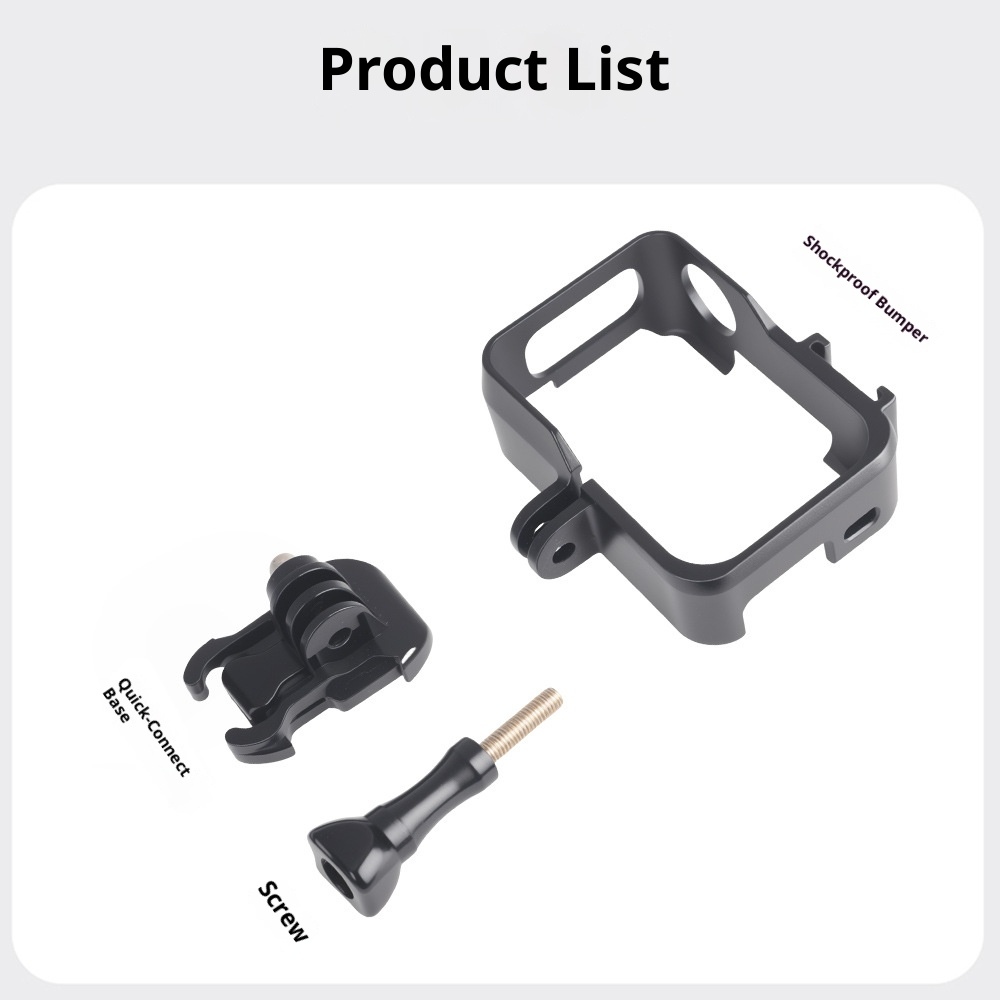 Lehký ochranný rám s rychloupínací základnou pro Insta360 GO Ultra