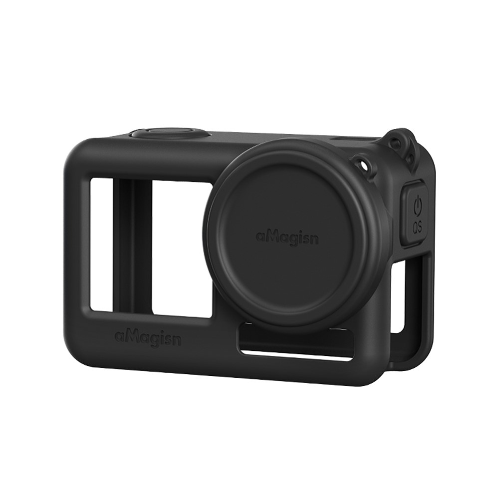 AMAGISN silikonový ochranný obal pro DJI Osmo Action 4 a Action 3 - černý