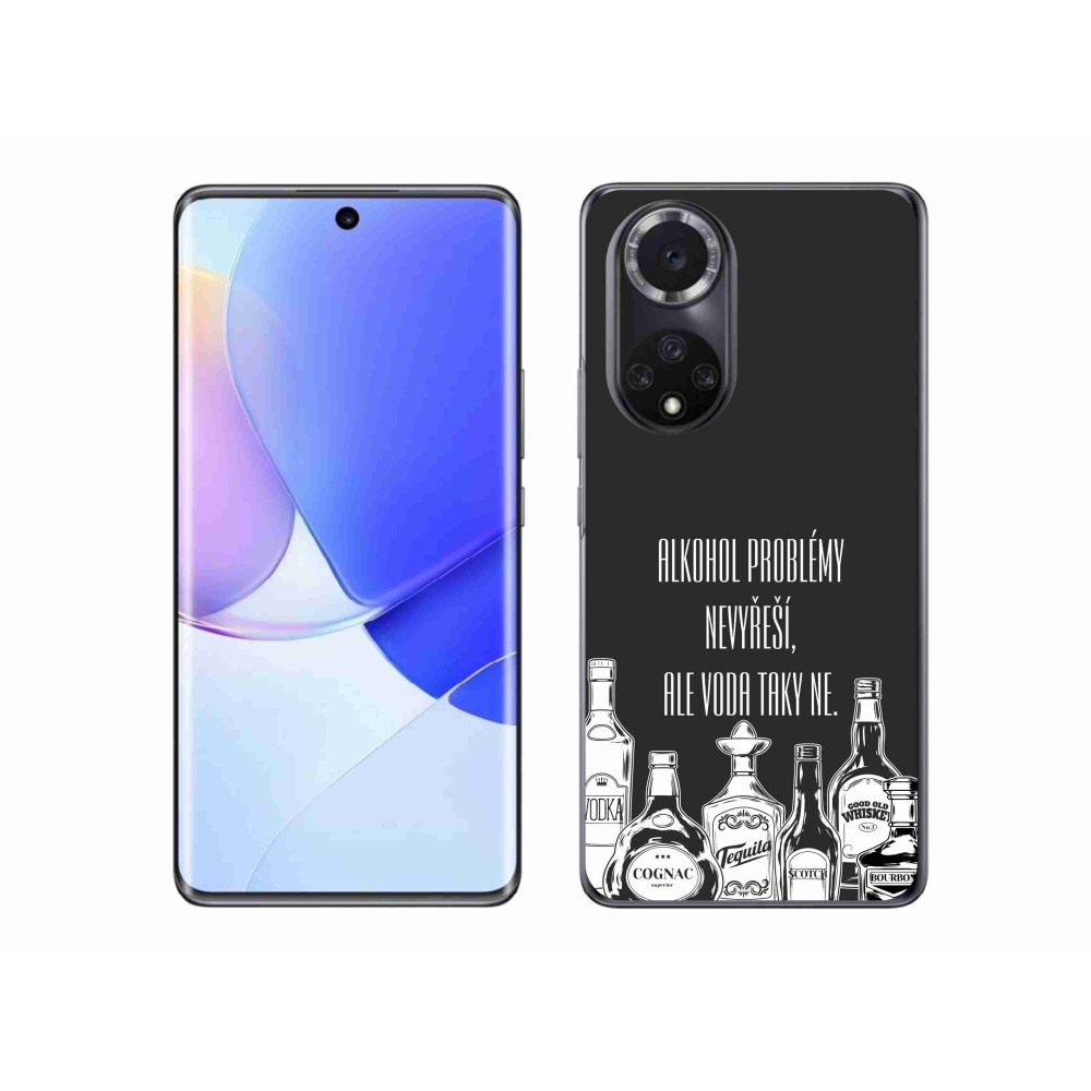 Gelový kryt mmCase na Huawei Nova 9 - vtipný text černé pozadí