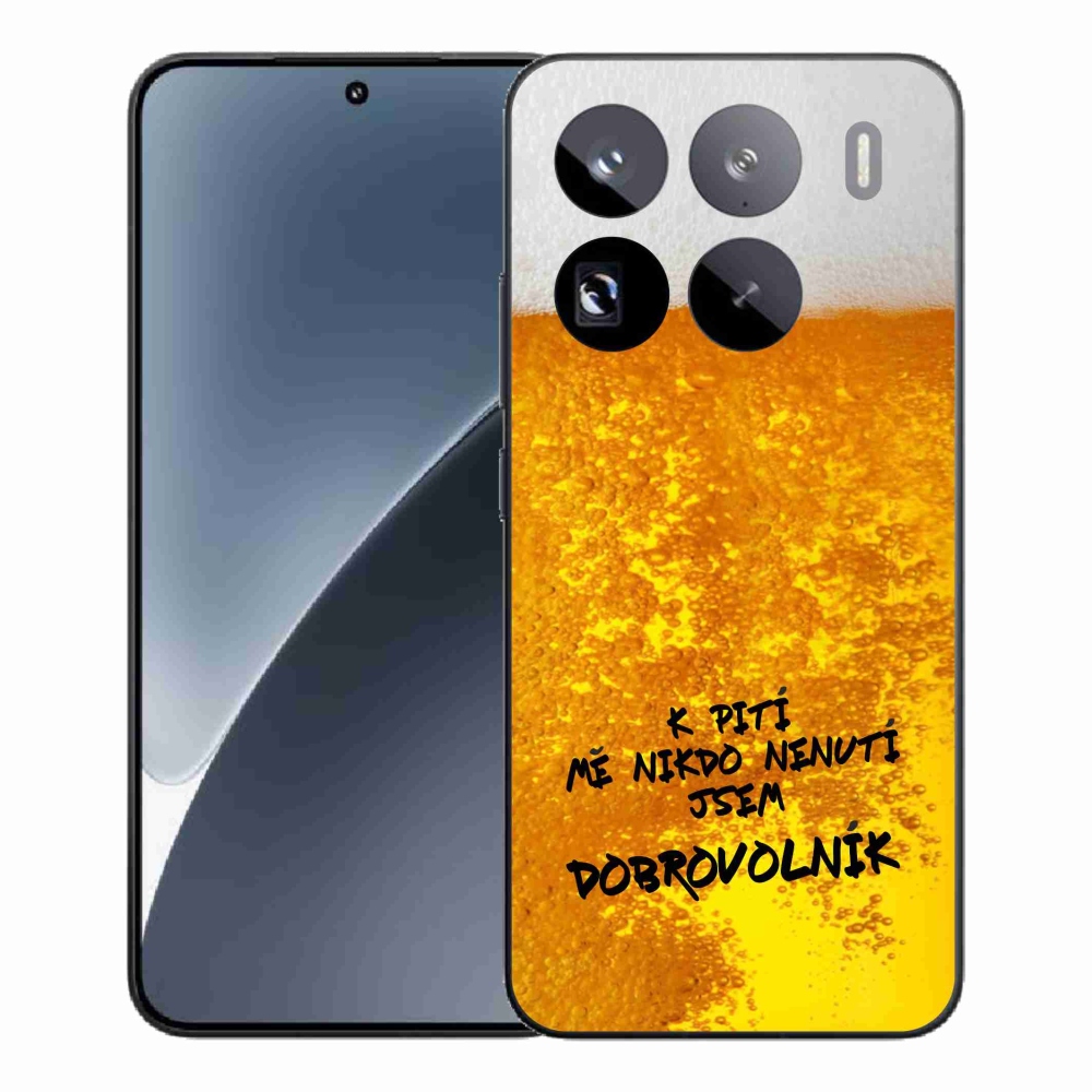 Gelový kryt mmCase na Xiaomi 15 Pro - pivní motiv 4