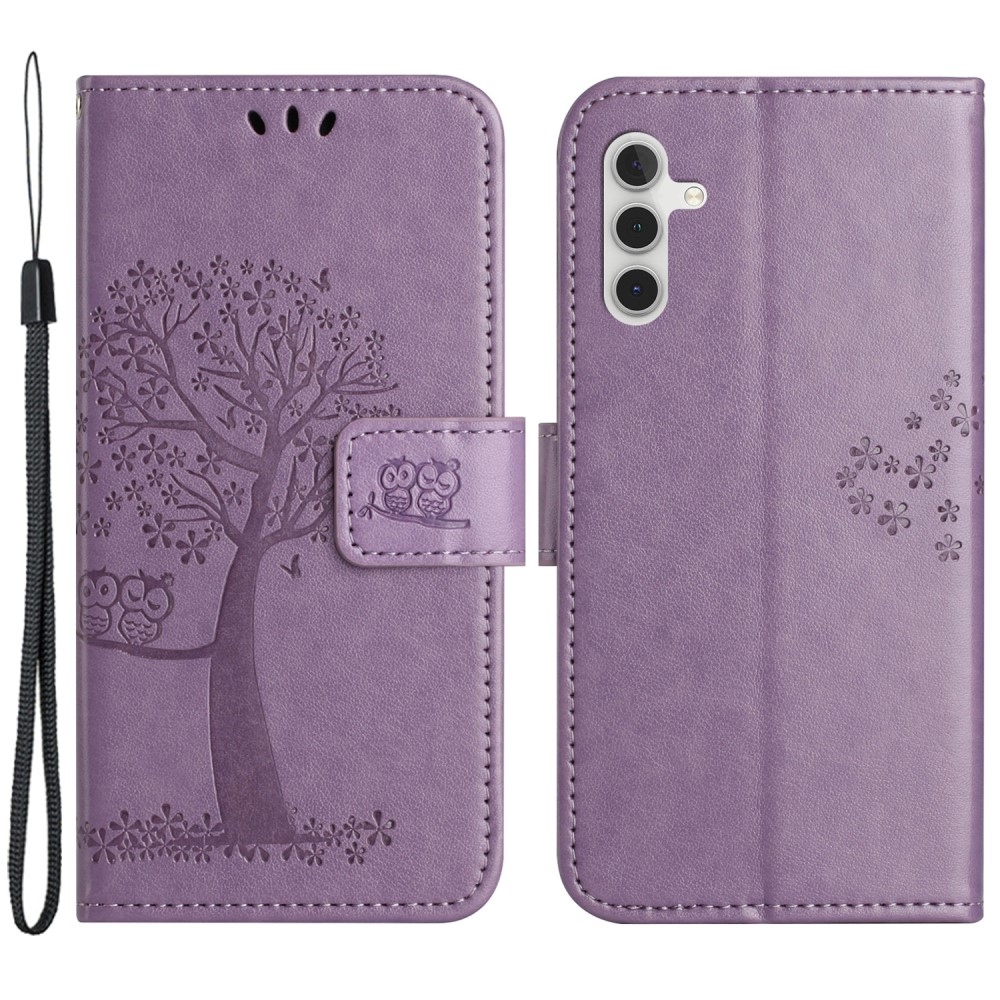 Tree knížkové pouzdro na Samsung Galaxy A05s - světlefialové