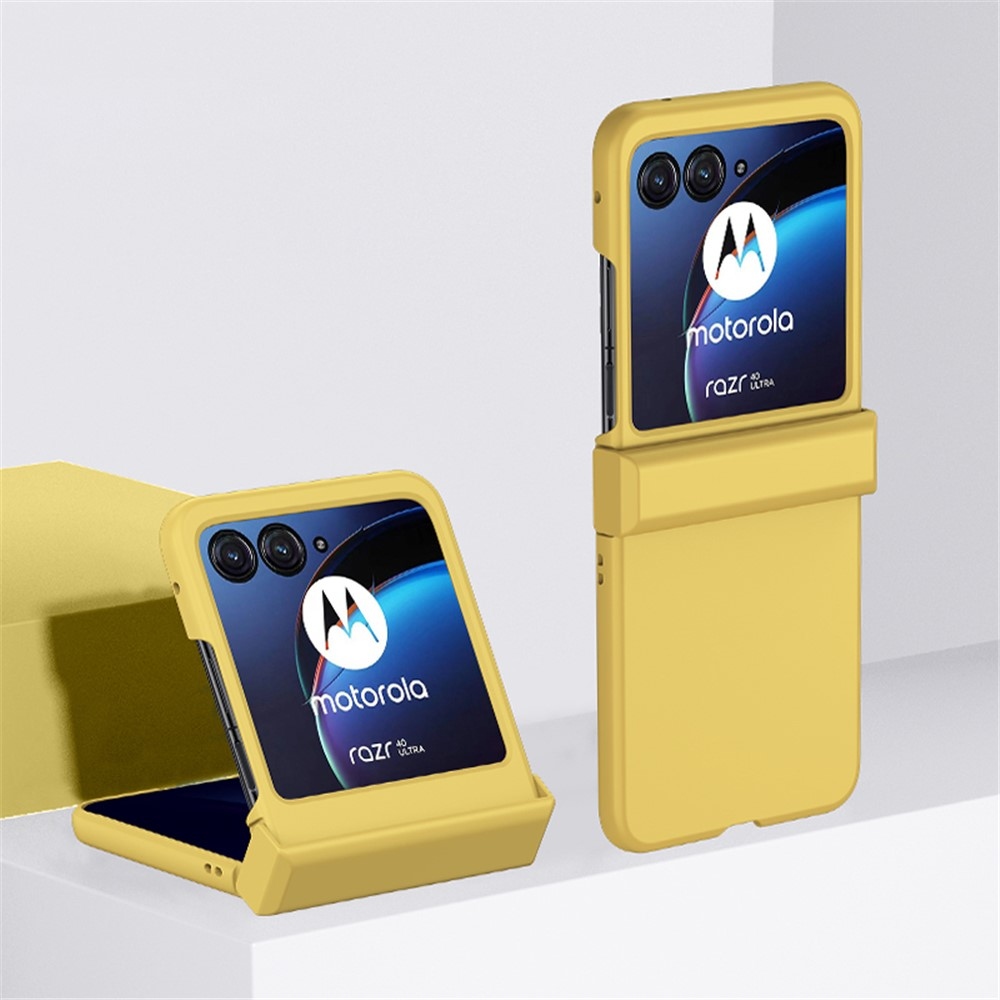 Hard plastový kryt na Motorola Razr 40 Ultra 5G - žlutý