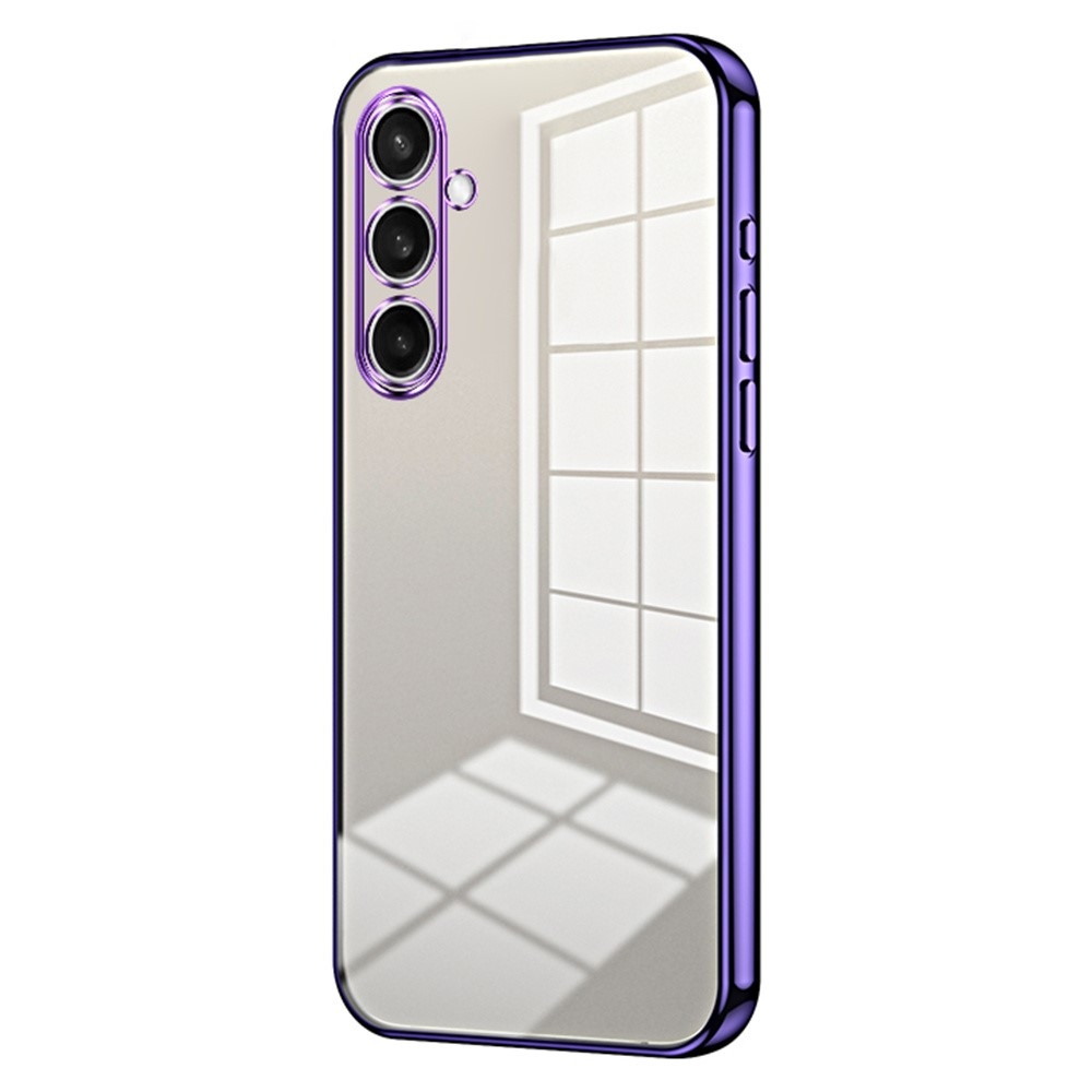 Electro gelový obal na Samsung Galaxy A27 - fialový