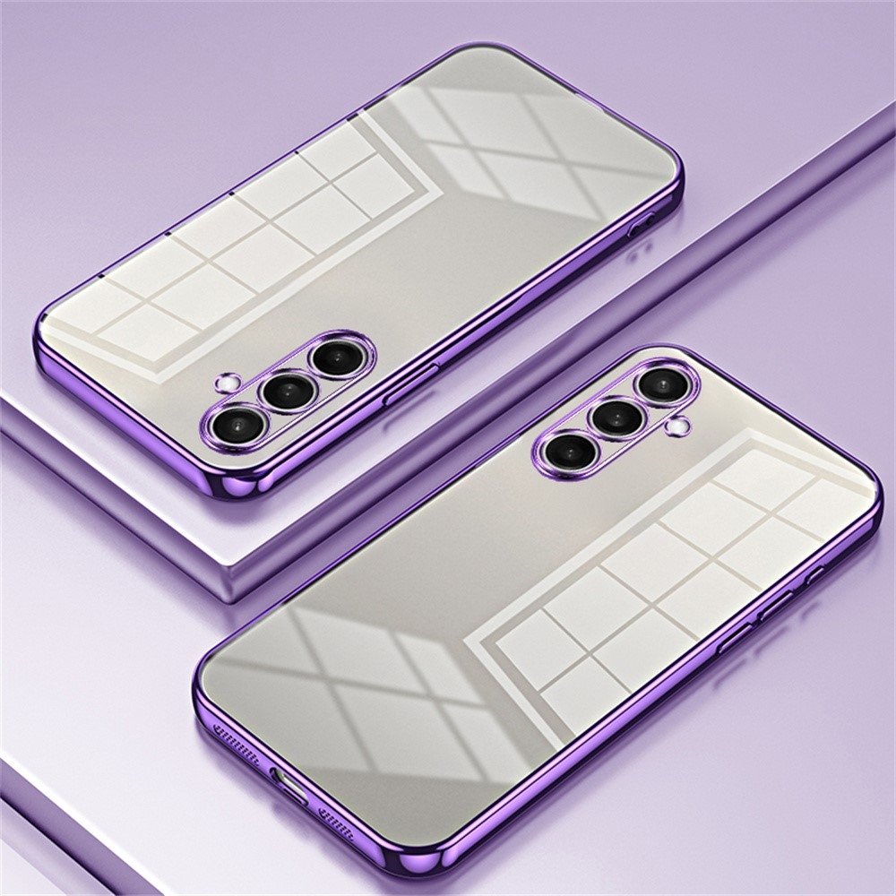Electro gelový obal na Samsung Galaxy A27 - fialový