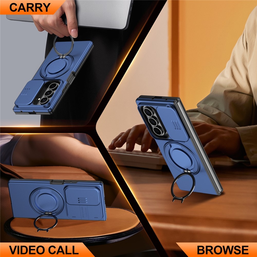 Elevate odolný kryt s MagSafe na mobil Samsung Galaxy Z Fold8 Ultra 5G/Z Fold7 5G - modrý