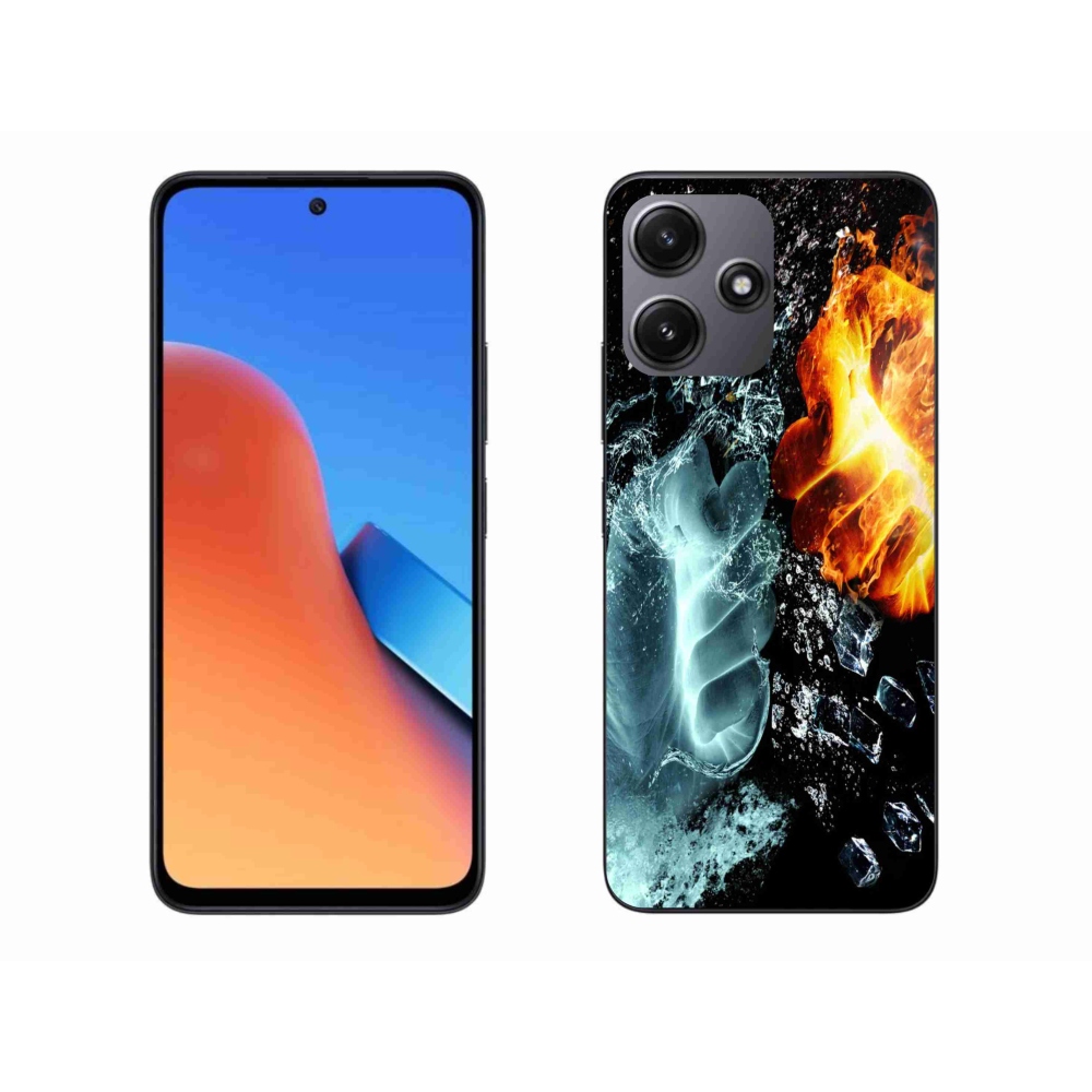 Gelový kryt mmCase na Xiaomi Redmi 12 5G - voda a oheň