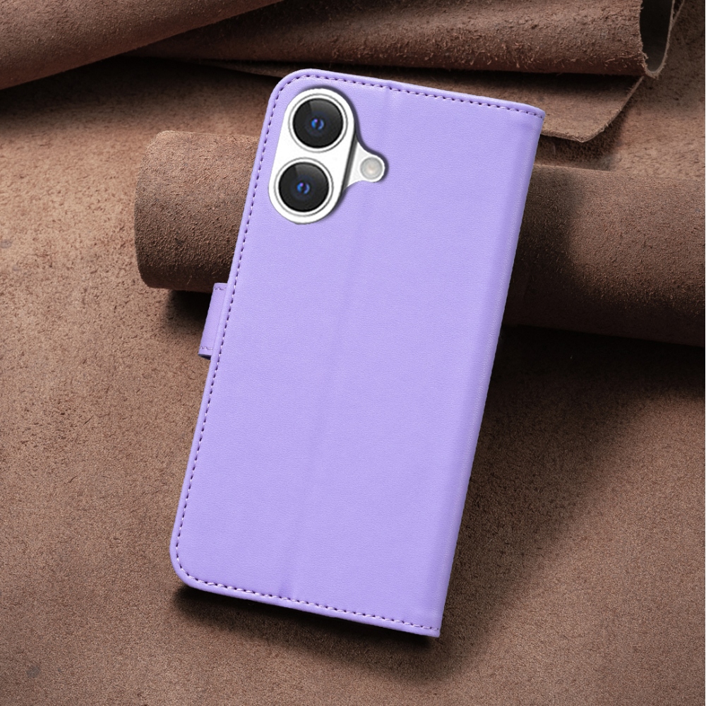 Clover knížkové pouzdro na iPhone 17 - fialové