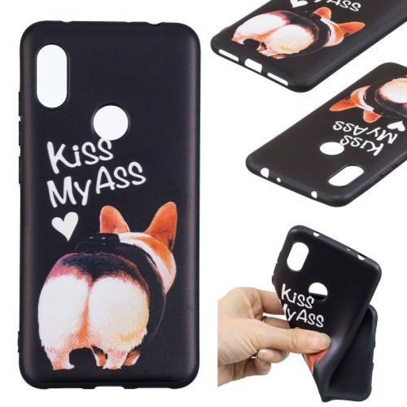 Emboss gelový kryt na mobil Xiaomi Redmi Note 6 Pro - prasátko