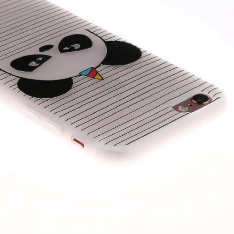 Emboss gelový obal na iPhone 6 Plus a 6s Plus - panda