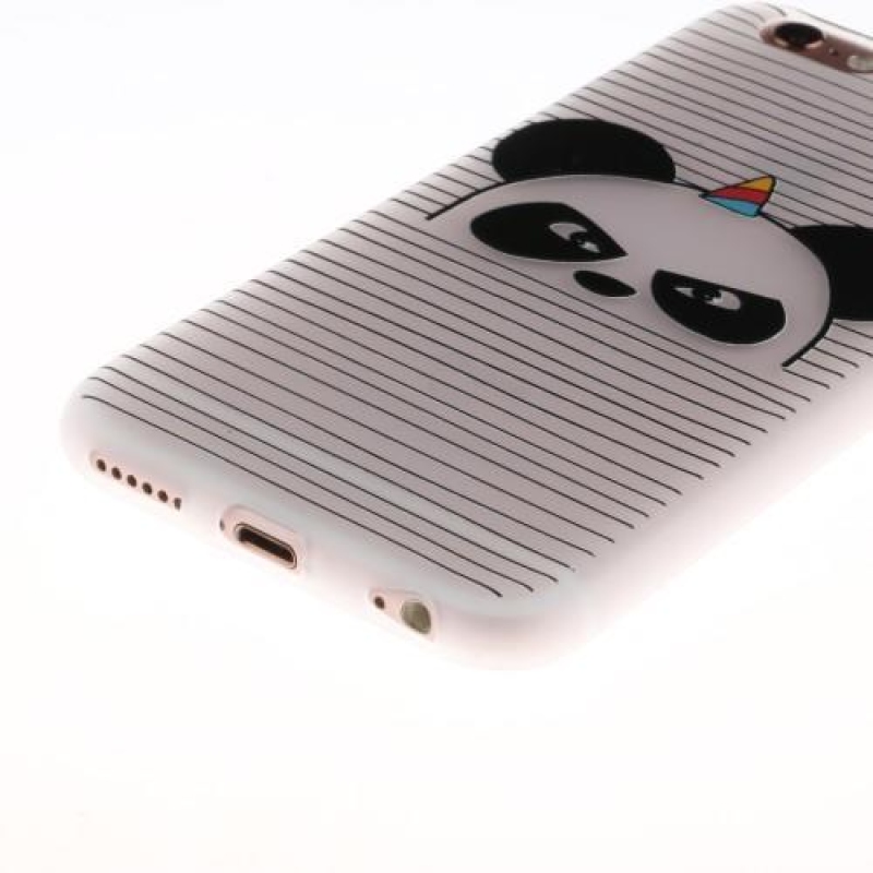 Emboss gelový obal na iPhone 6 Plus a 6s Plus - panda