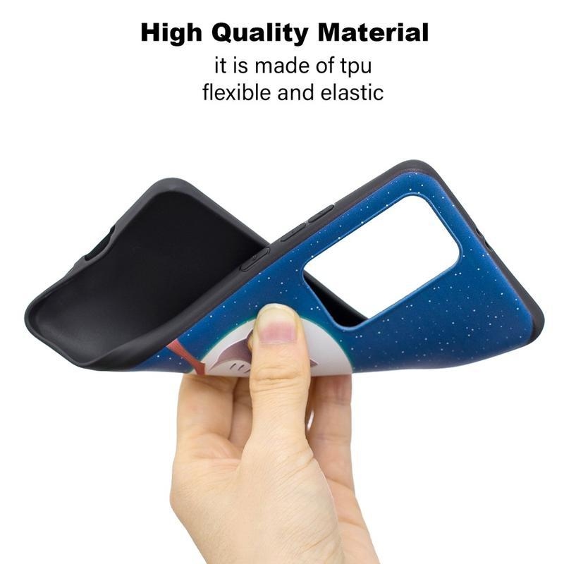 Emboss gelový obal na mobil Huawei P40 Pro - sova na větvi