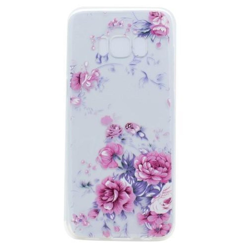 Emotive gelový obal na mobil Samsung Galaxy S8 Plus - koláž květin