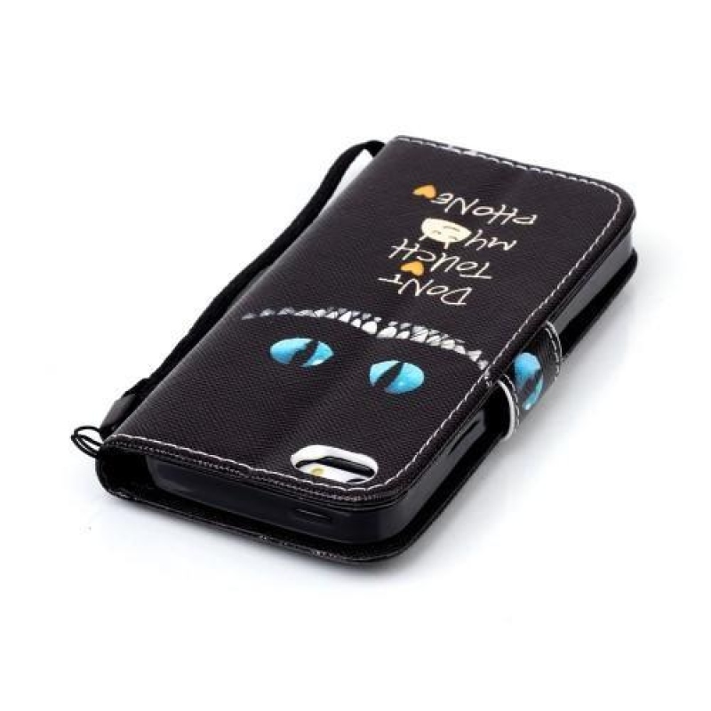 Emotive knížkové pouzdro na iPhone 5C - Don´t touch!