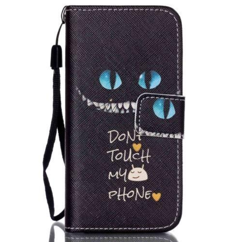 Emotive knížkové pouzdro na iPhone 5C - Don´t touch!