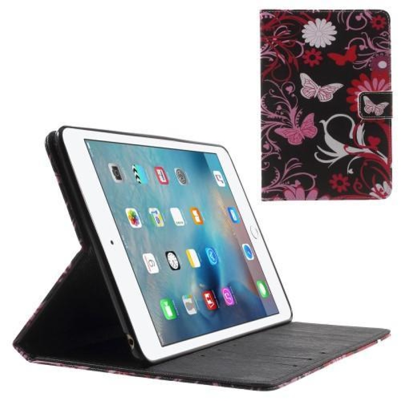 Emotive zapínací knížkové pouzdro na iPad mini 4 - motýlkové