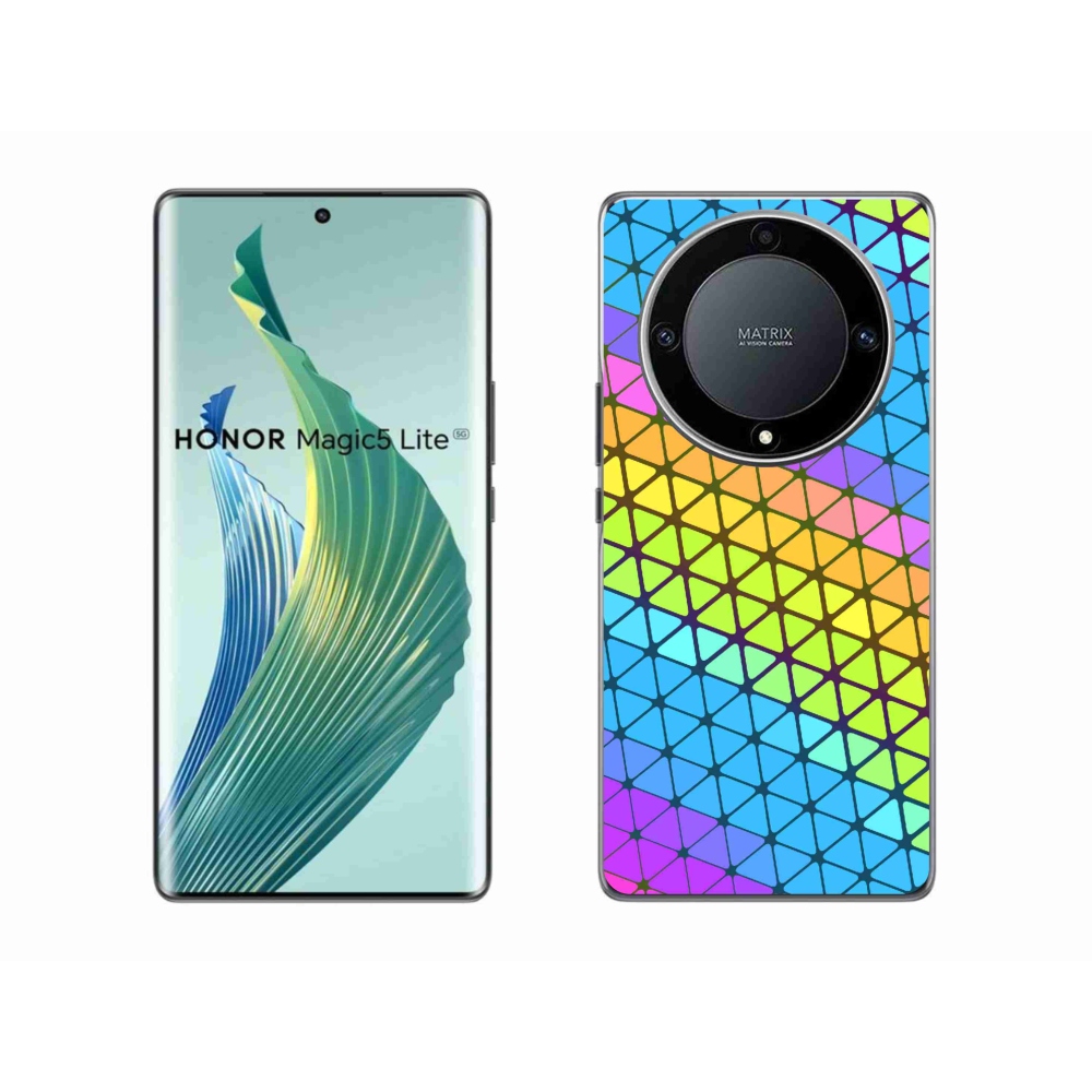 Gelový kryt mmCase na Honor Magic 5 Lite 5G - abstraktní motiv 16