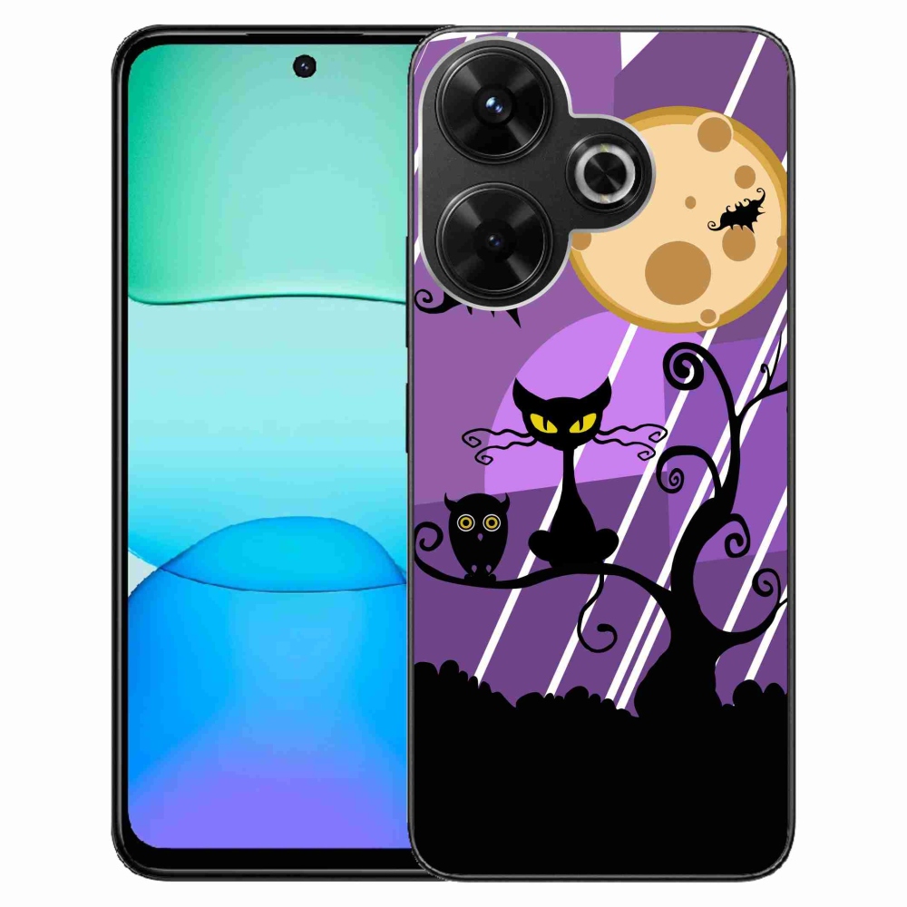 Gelový kryt mmCase na Xiaomi Redmi 13 4G/Poco M6 4G - halloween