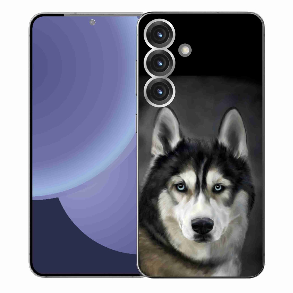 Gelový kryt mmCase na Samsung Galaxy S25+ - husky