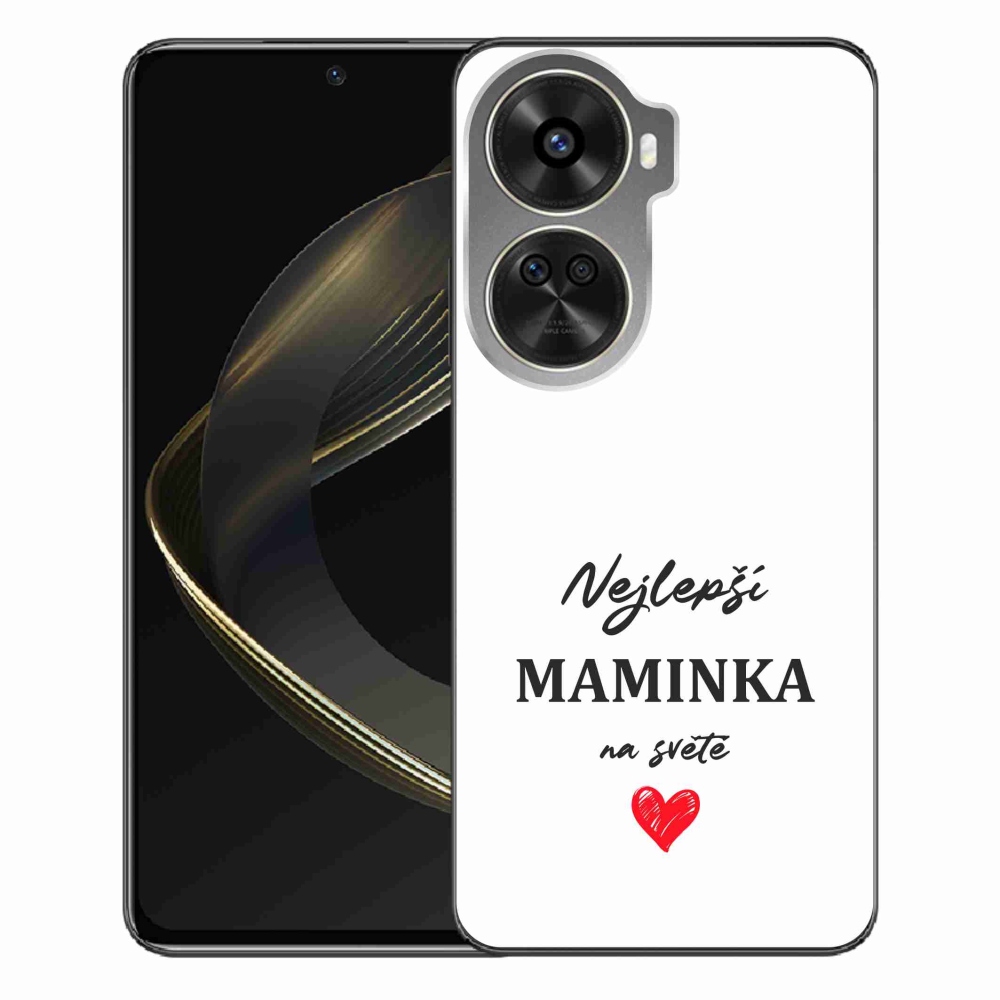 Gelový kryt mmCase na Huawei Nova 12 SE - nejlepší maminka 1 bílé pozadí